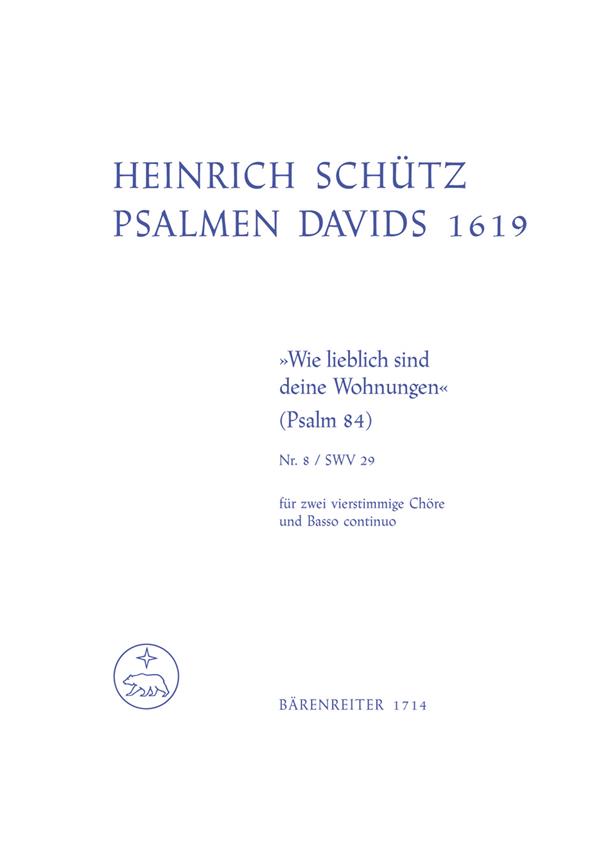 Wie lieblich sind deine Wohnungen - Schütz, Heinrich