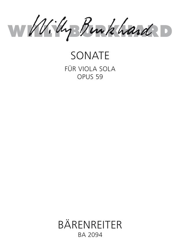 Sonata - Burkhard, Willy