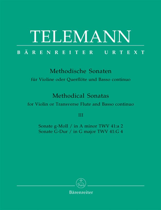 Twelve Methodical Sonatas - Telemann, Georg Philipp