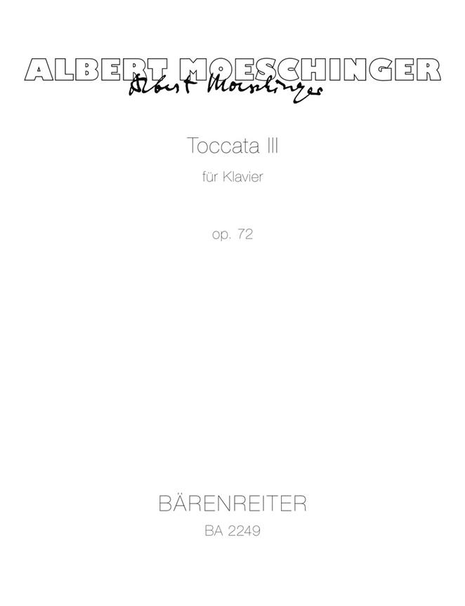 Toccata - Moeschinger, Albert