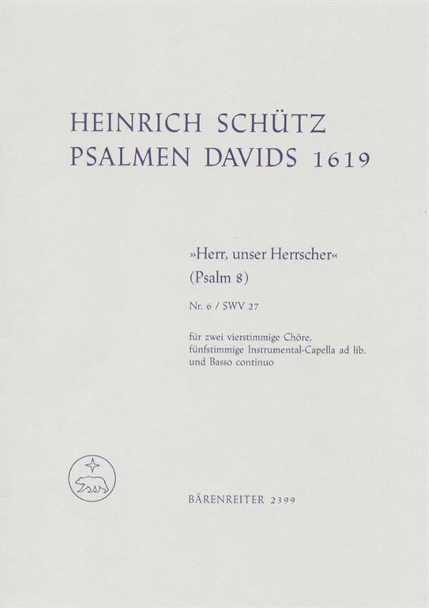Herr, unser Herrscher - Schütz, Heinrich