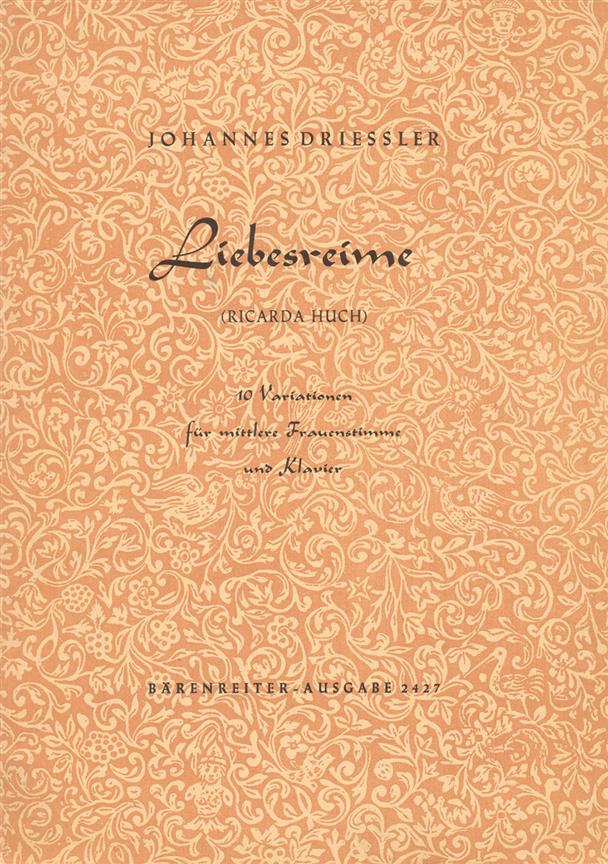 Liebesreime - Driessler, Johannes
