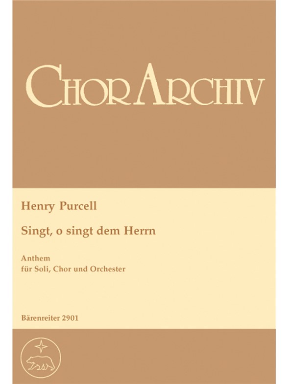 O, sing unto the Lord - Purcell, Henry