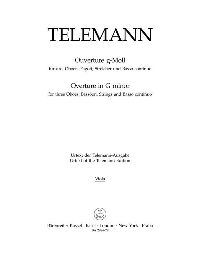 Ouverture - Telemann, Georg Philipp