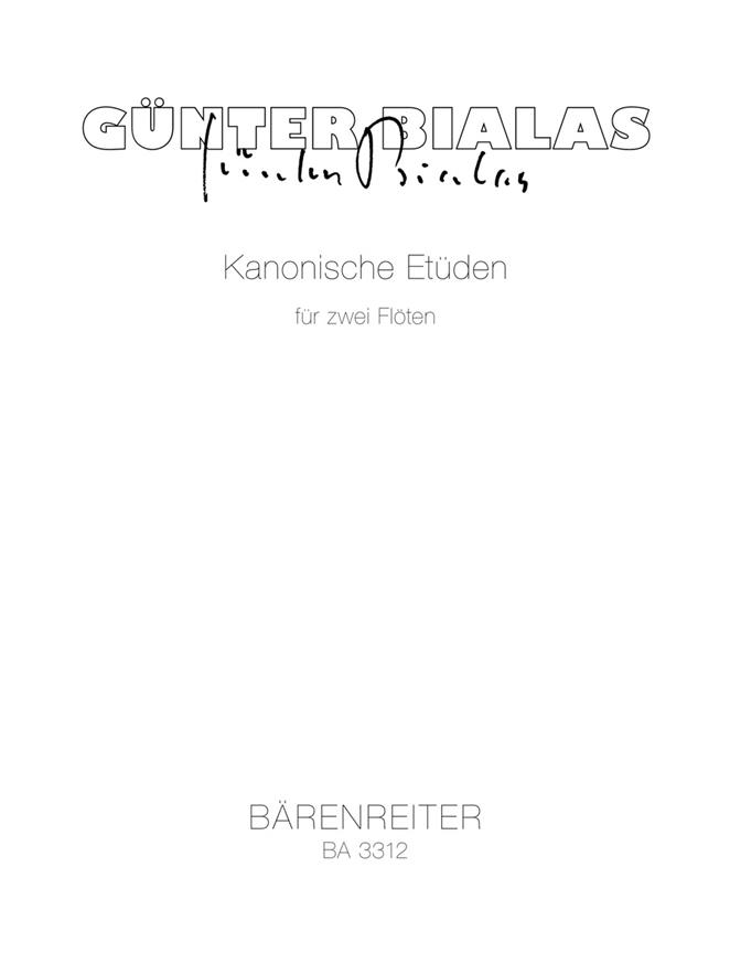 Kanonische Etüden - Bialas, Günter