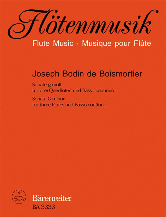Sonata - Boismortier, Joseph Bodin de