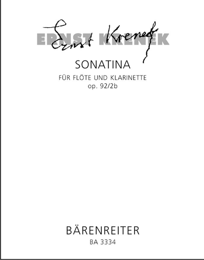 Sonatina - Krenek, Ernst