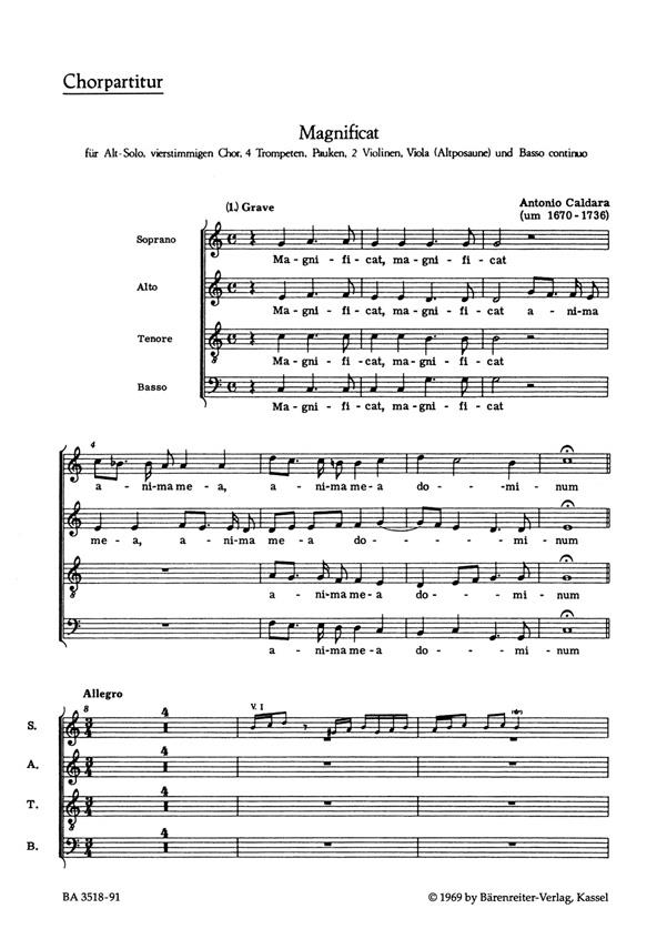 Magnificat - Caldara, Antonio