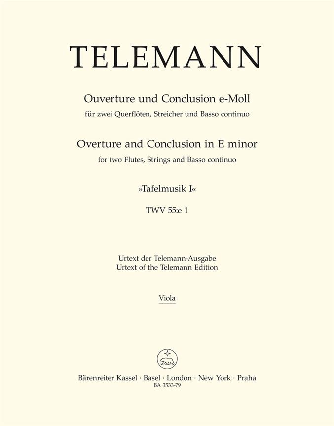 Ouvertüre und Conclusion - Telemann, Georg Philipp
