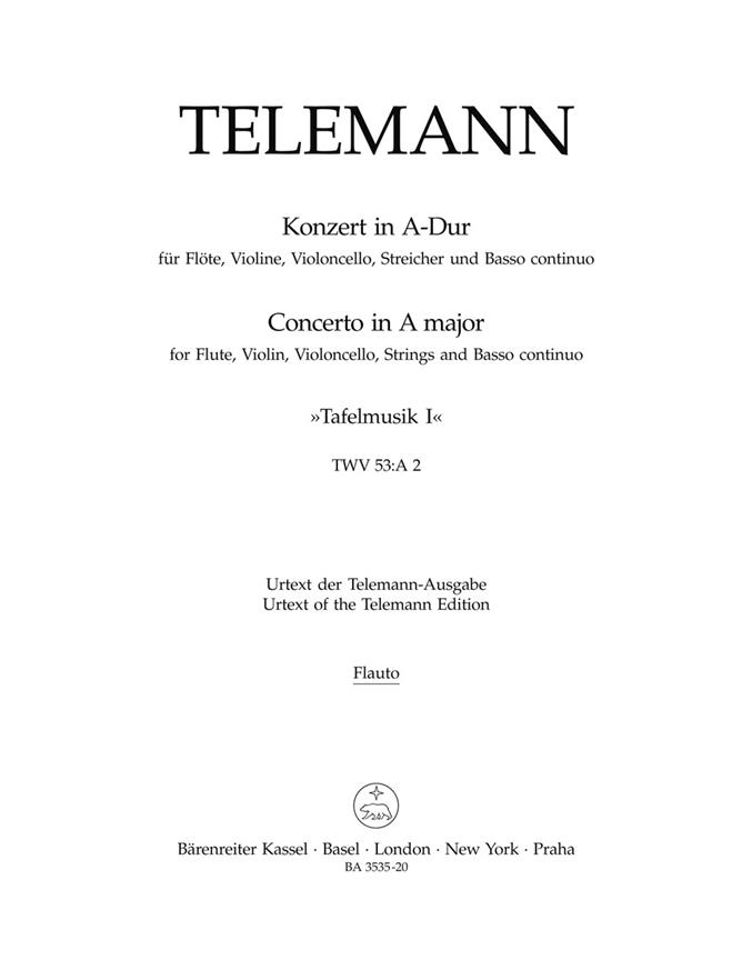 Concerto - Telemann, Georg Philipp