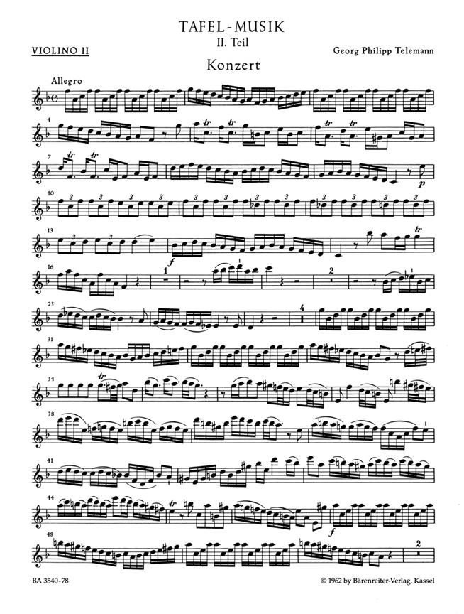 Concerto - Telemann, Georg Philipp