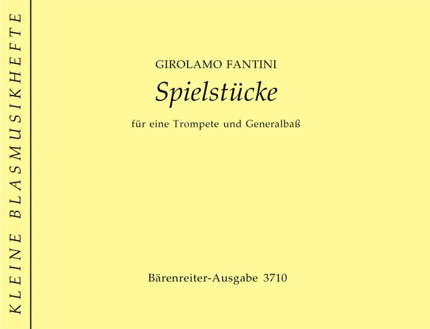16 Spielstücke - Fantini, Girolamo