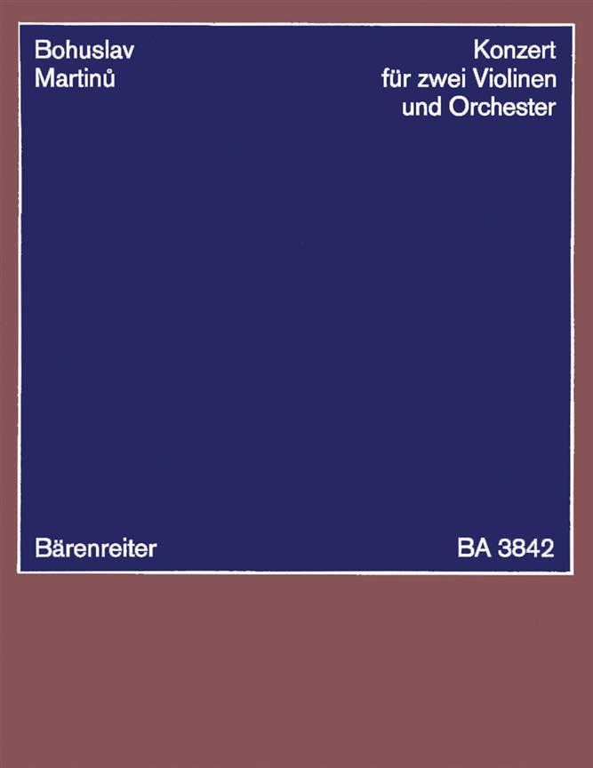 Concerto - Martinu, Bohuslav