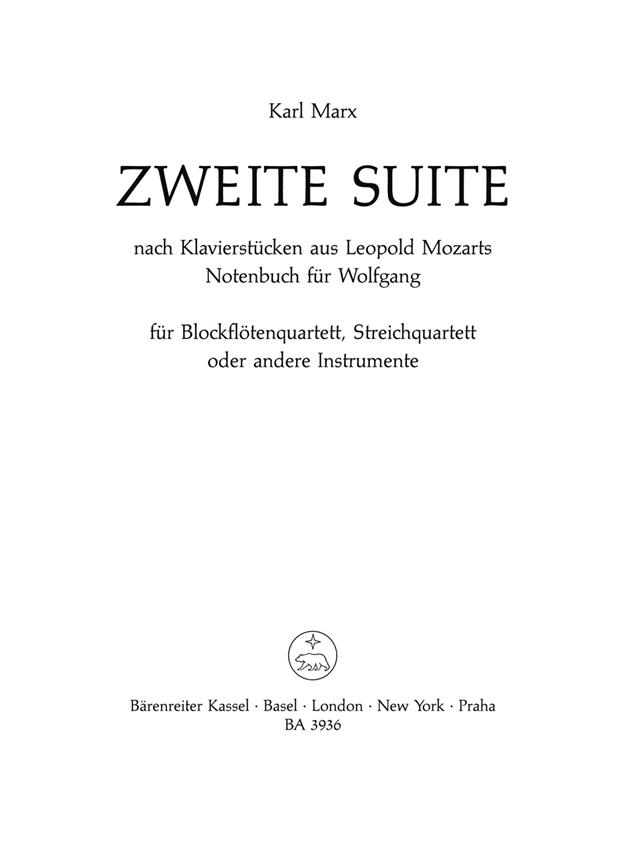 zweite Suite - Marx, Karl