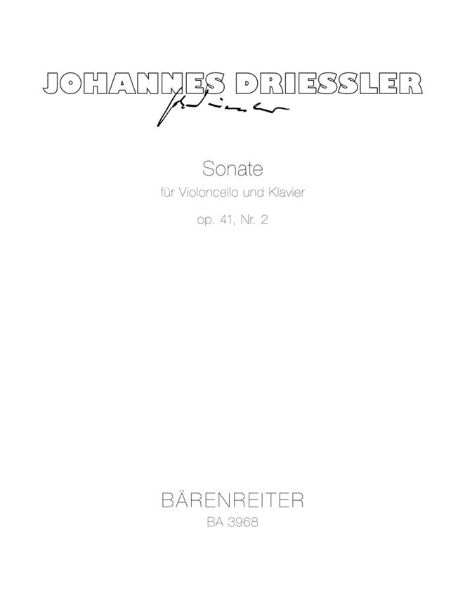 Sonata - Driessler, Johannes