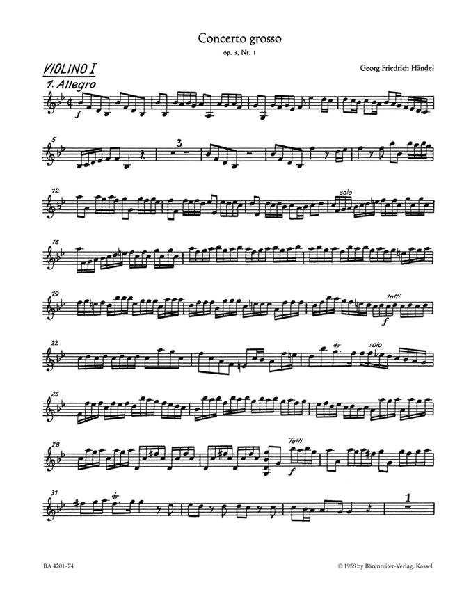 Concerto grosso - Händel, Georg Friedrich