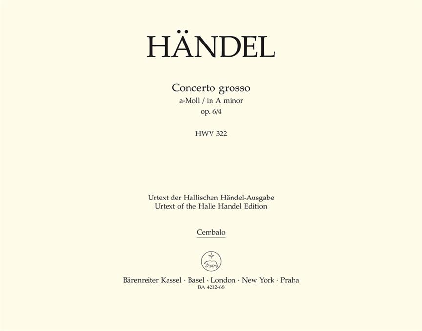Concerto grosso - Händel, Georg Friedrich