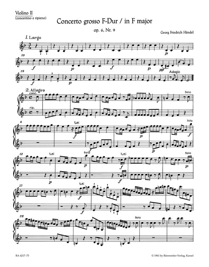 Concerto grosso - Händel, Georg Friedrich