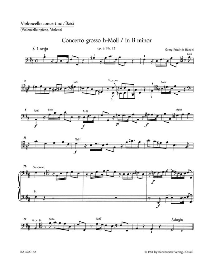 Concerto grosso - Händel, Georg Friedrich