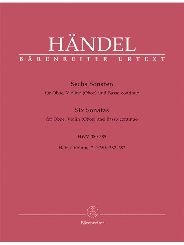 Six Sonatas - Händel, Georg Friedrich