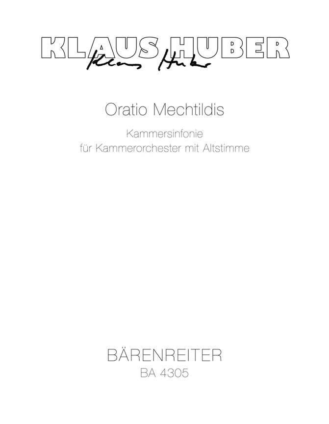Oratio Mechtildis - Huber, Klaus