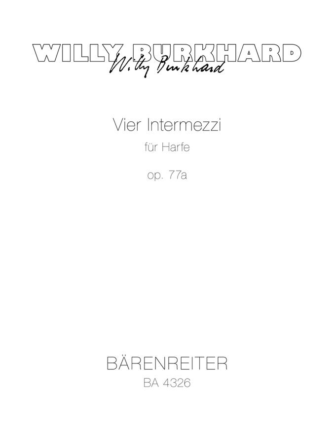 Vier Intermezzi - Burkhard, Willy