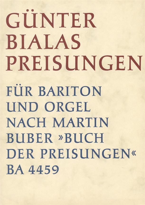 Preisungen - Bialas, Günter