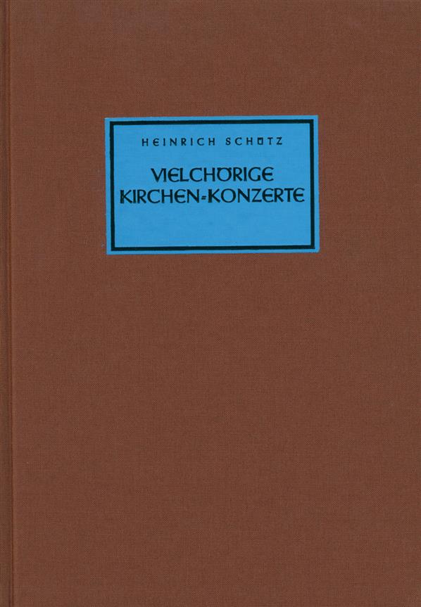 Polychoral Church Concertos - Schütz, Heinrich