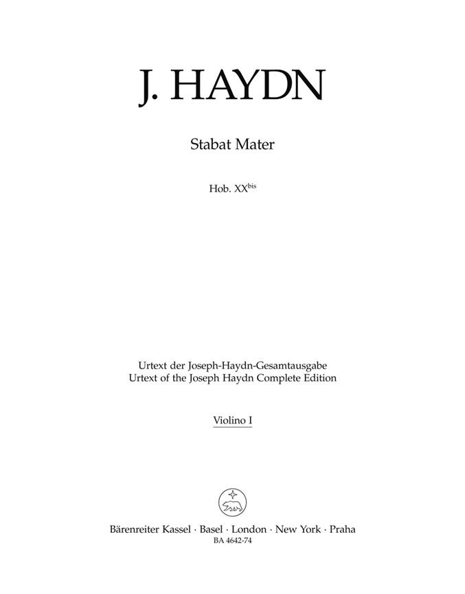Stabat Mater - Haydn, Joseph