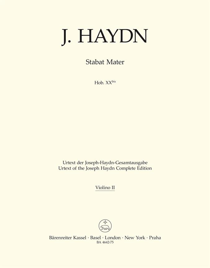 Stabat Mater - Haydn, Joseph