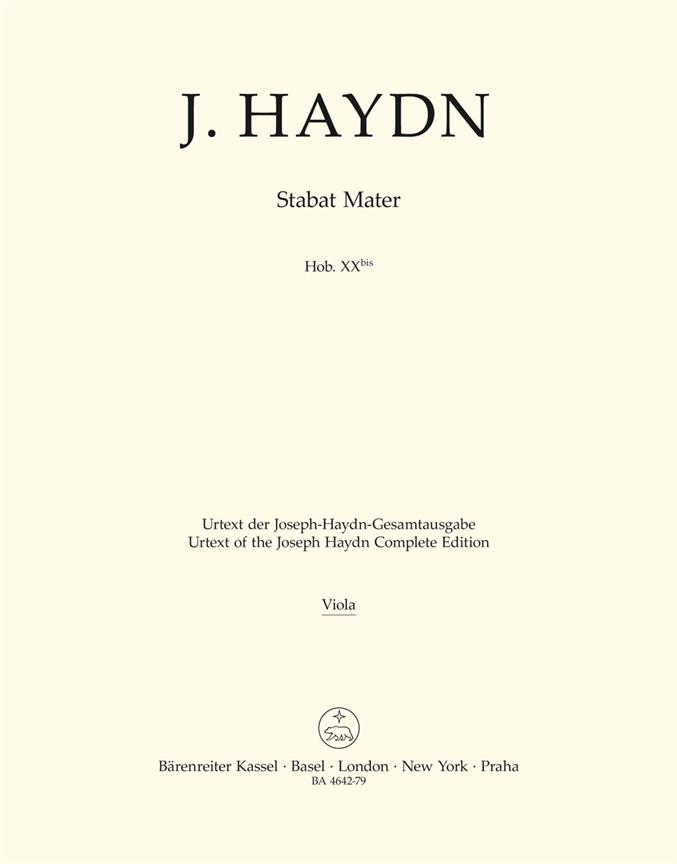 Stabat Mater - Haydn, Joseph