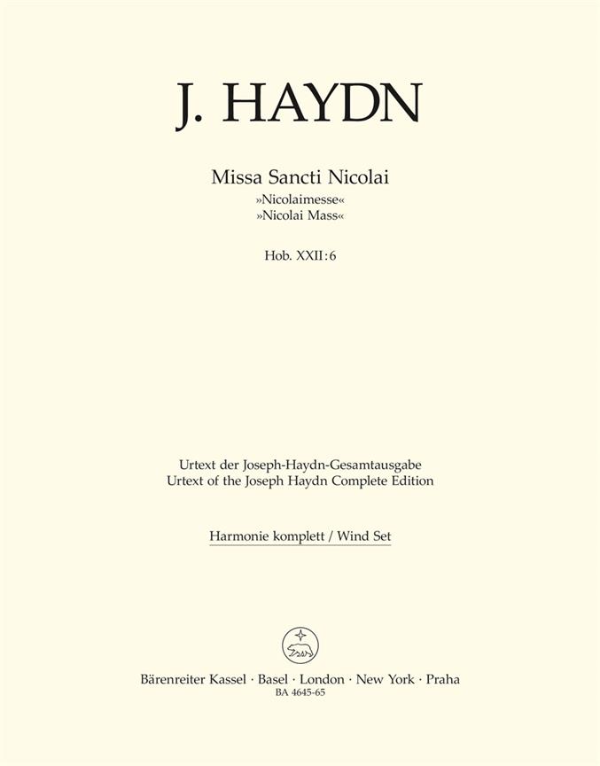 Missa Sancti Nicolai - Haydn, Joseph