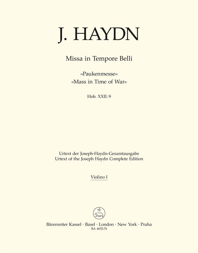 Missa in Tempore Belli - Haydn, Joseph