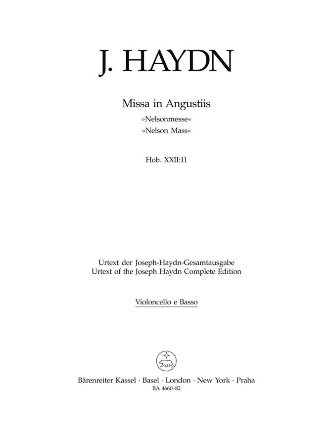 Missa in Angustiis - Haydn, Joseph