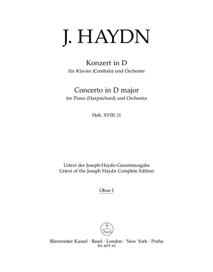 Klavierkonzert - Haydn, Joseph
