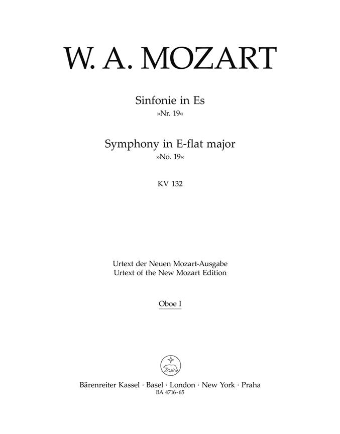 Symphony - Mozart, Wolfgang Amadeus