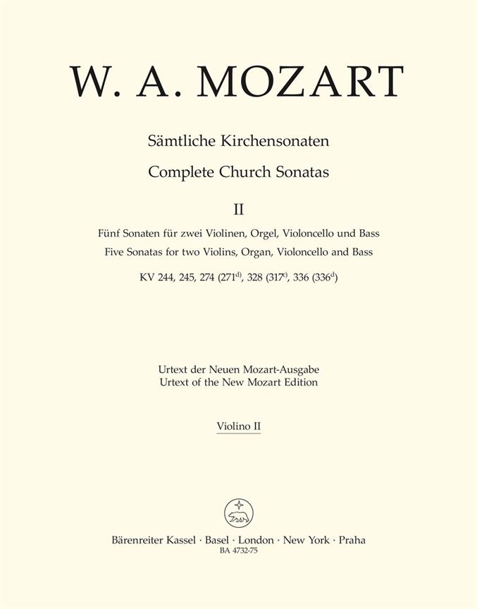 Complete Church Sonatas - Mozart, Wolfgang Amadeus