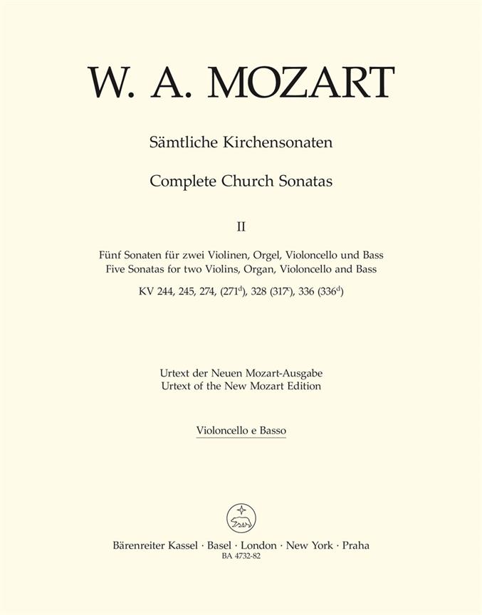 Complete Church Sonatas - Mozart, Wolfgang Amadeus