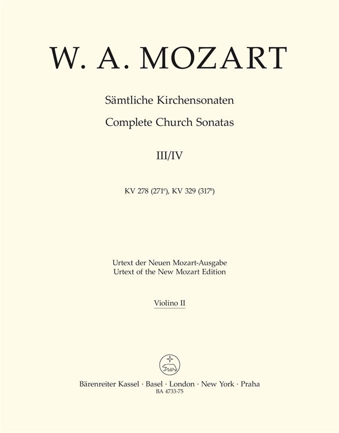 Complete Church Sonatas - Mozart, Wolfgang Amadeus