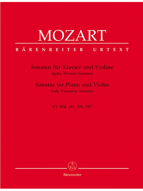 Sonatas - Mozart, Wolfgang Amadeus