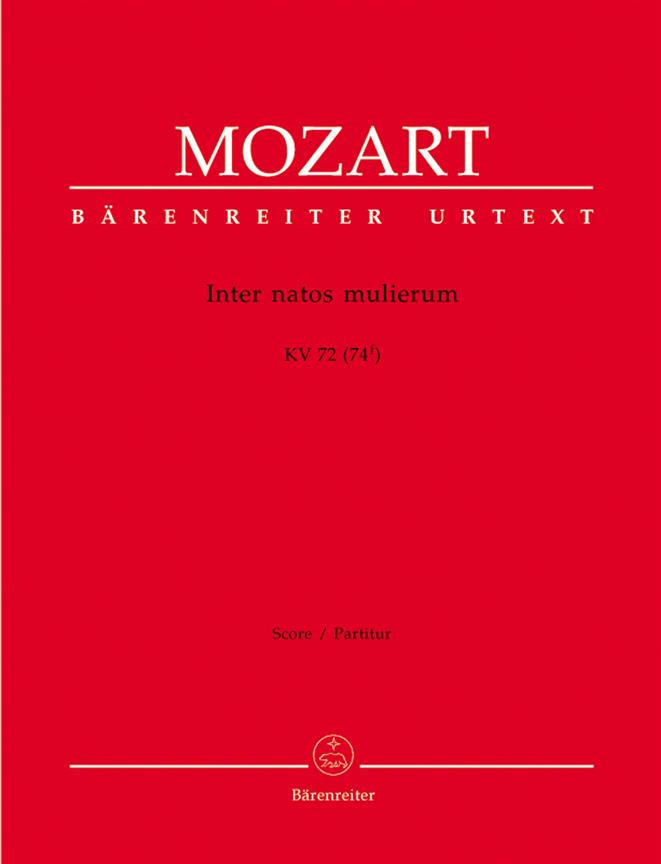 Inter natos mulierum - Mozart, Wolfgang Amadeus