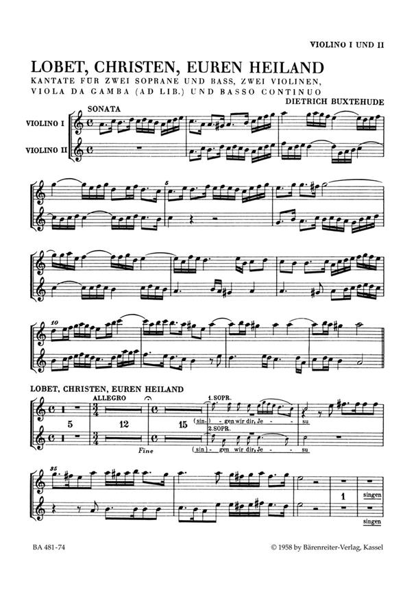 Praise him, Christians - Buxtehude, Dietrich