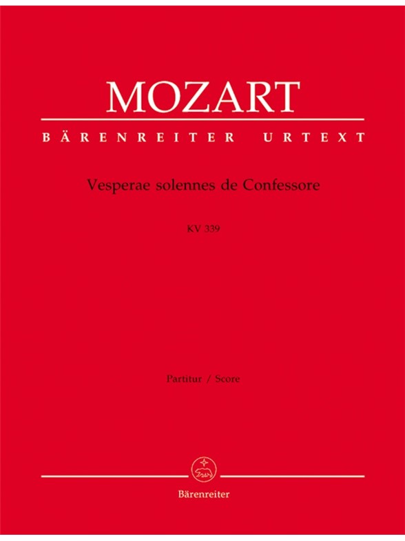 Vesperae solennes de Confessore - Mozart, Wolfgang Amadeus