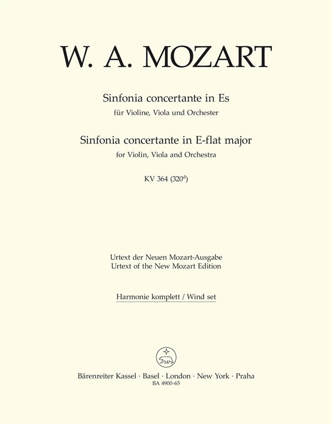 Sinfonia concertante - Mozart, Wolfgang Amadeus