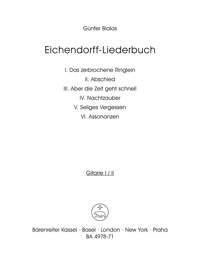 Eichendorff-Liederbuch - Bialas, Günter