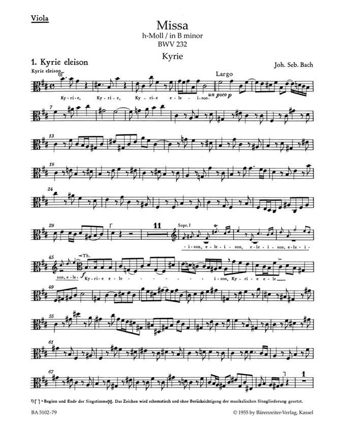 Mass - Bach, Johann Sebastian