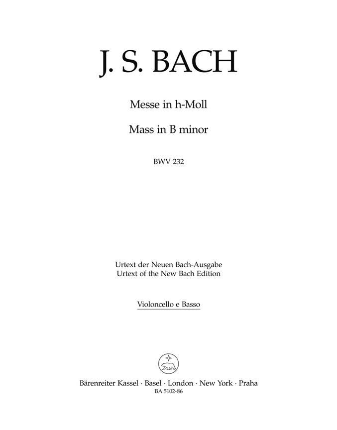 Mass - Bach, Johann Sebastian