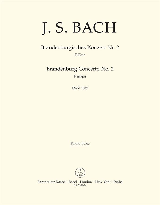 Brandenburg Concerto No. 2 - Bach, Johann Sebastian