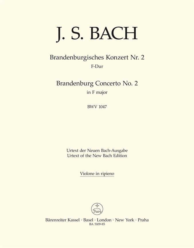Brandenburg Concerto No. 2 - Bach, Johann Sebastian