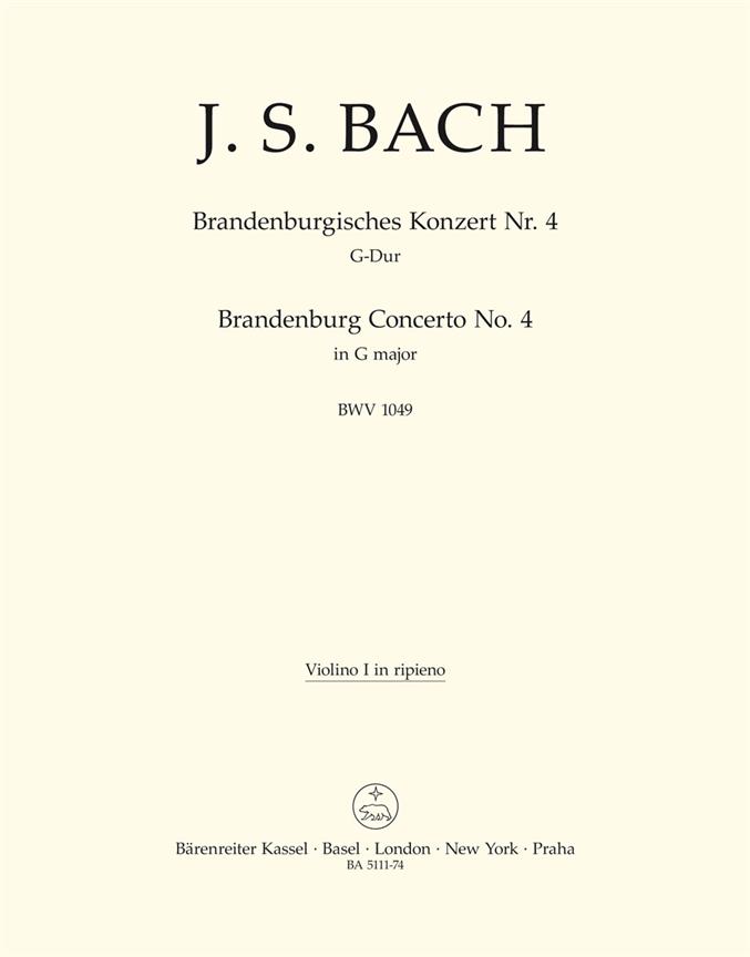 Brandenburg Concerto - Bach, Johann Sebastian